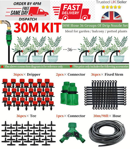 30m automatic drip irrigation - automatic,